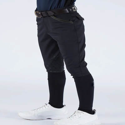 Little Boy Equestrian Pants With Pockets Kids Horse Riding Leggings Black